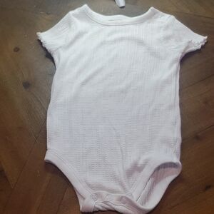 🐻 Garanimals Cream Ribbed Baby Bodysuit